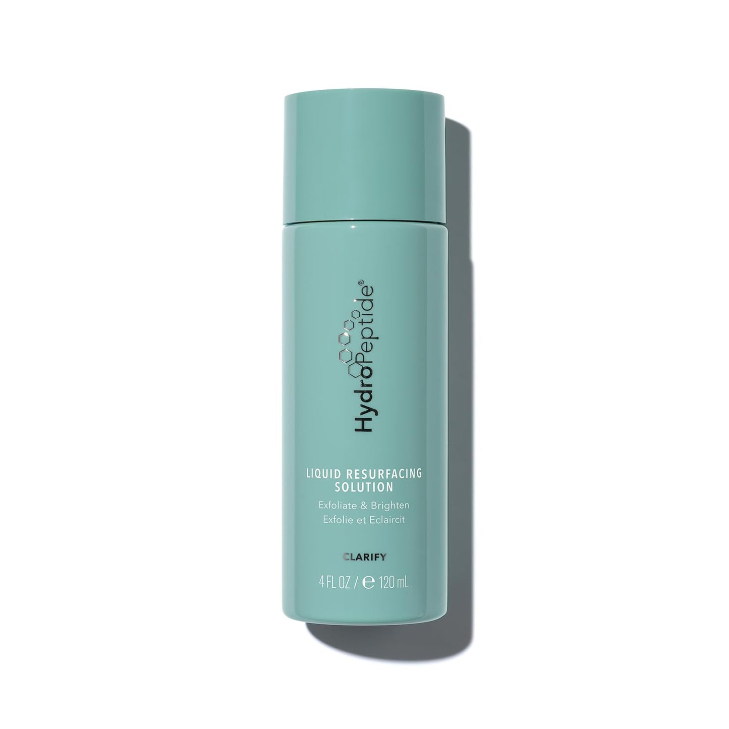 HydroPeptide Liquid Resurfacing Solution, Daily Leave-On Peptide Exfoliant with 2% Salicylic Acid, Exfoliate & Illuminate, 4 Ounce