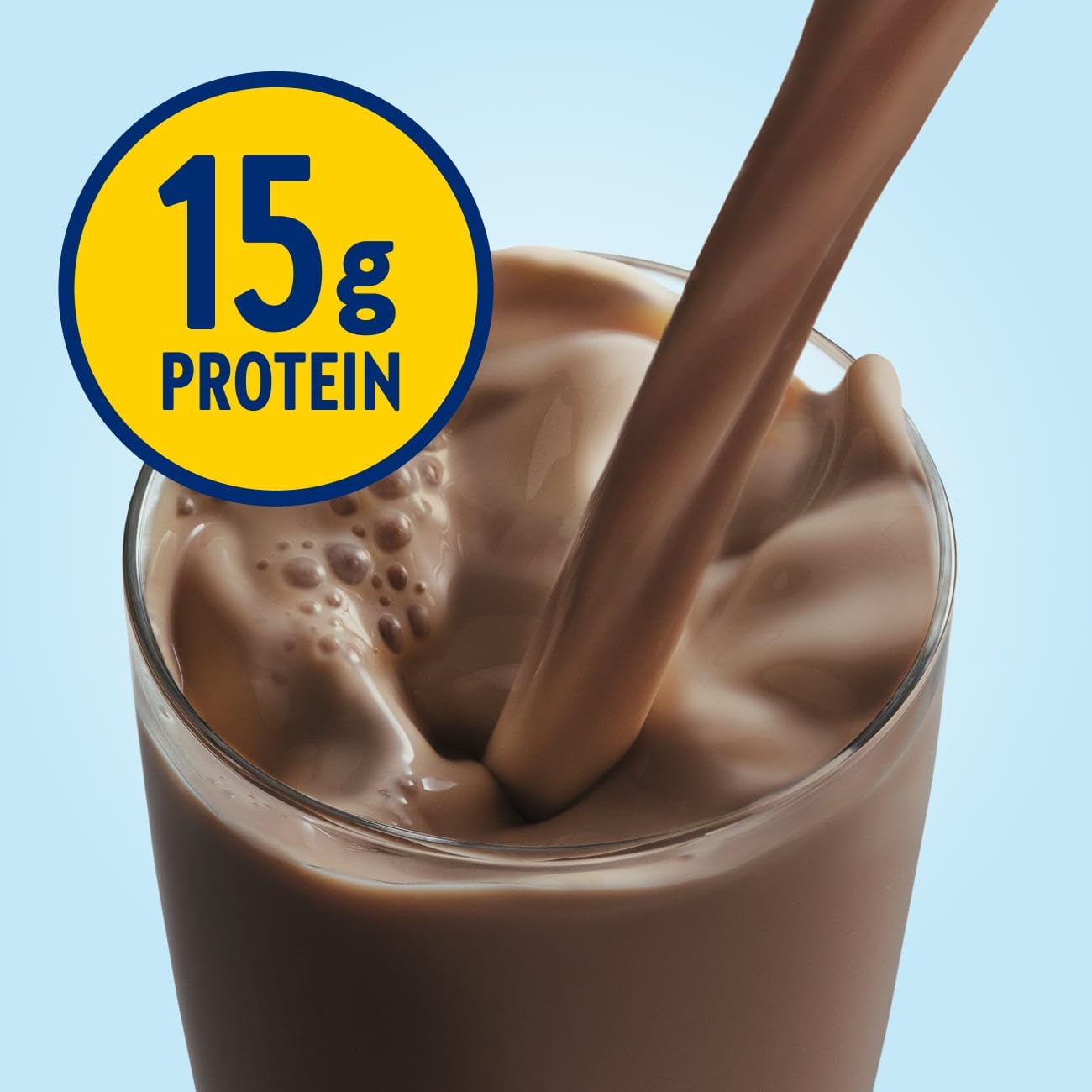 Glucerna Hunger Smart Nutrition Shake to Support Blood Sugar Management | Diabetes Care Shake, 15g Protein, Ready-to-Drink Meal or Snack Replacement for Adults, 180 Calories, Chocolate, 24 Pack