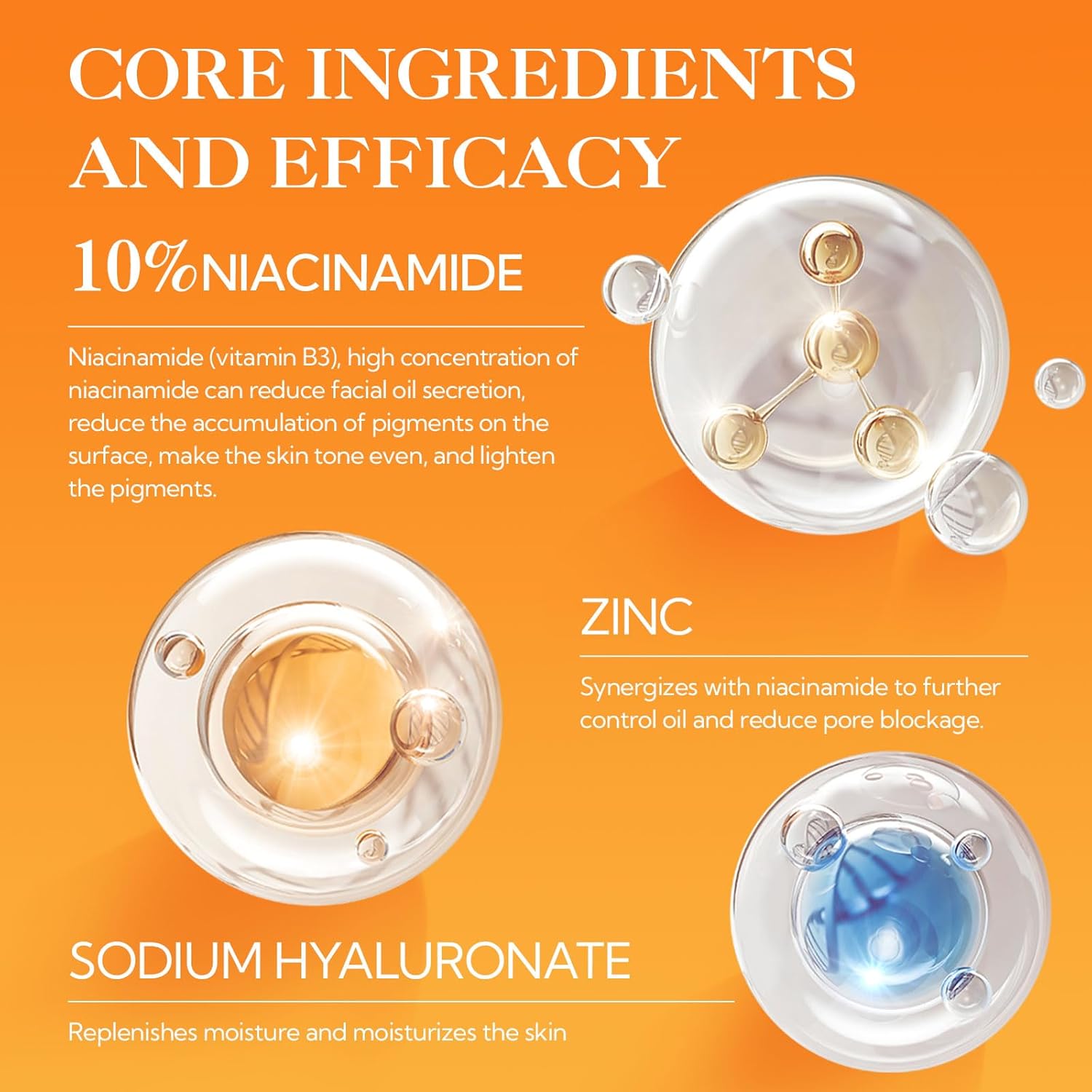LANBENA Revolutionary Vitamin C Serum for Face, Illuminating Fcae Serum With Niacinamide, Brightening Anti-Aging Essence for Sensitive Skin, Non-Greasy, Reduces Dark Spots & Wrinkles (1.05 Oz)